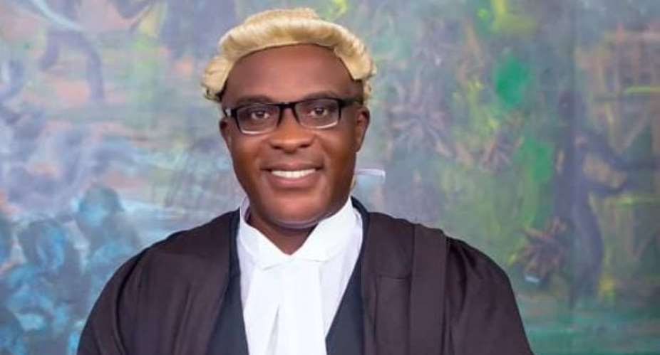 Lawyer Benard Kofi Essibuah, Lawyer for Mr. Albert Asiedu Boadu 