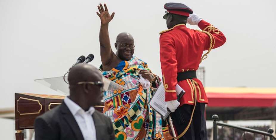 The Ghanaian leader, Nana Akufo Addo, photo credit: Ghana media