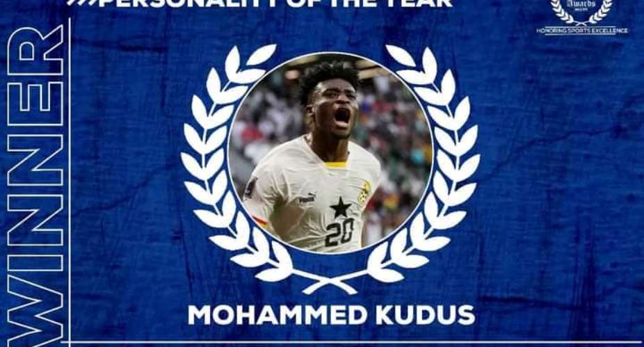 Kudus Mohammed grabs 2022 SWAG Sports Personality and Footballer of the Year Awards