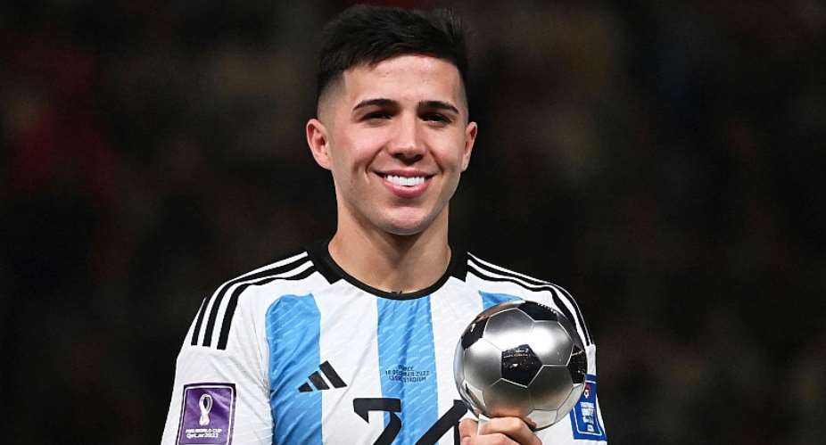 Argentina midfielder Enzo Fernandez won the Best Young Player award at the 2022 World Cup