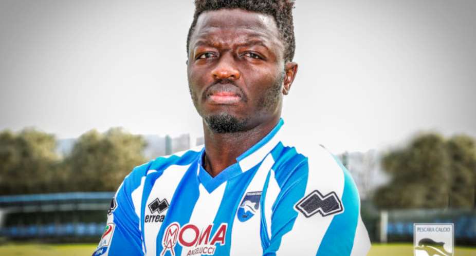 OFFICIAL: Italian Serie A side Pescara unveil new signing Sulley Muntari