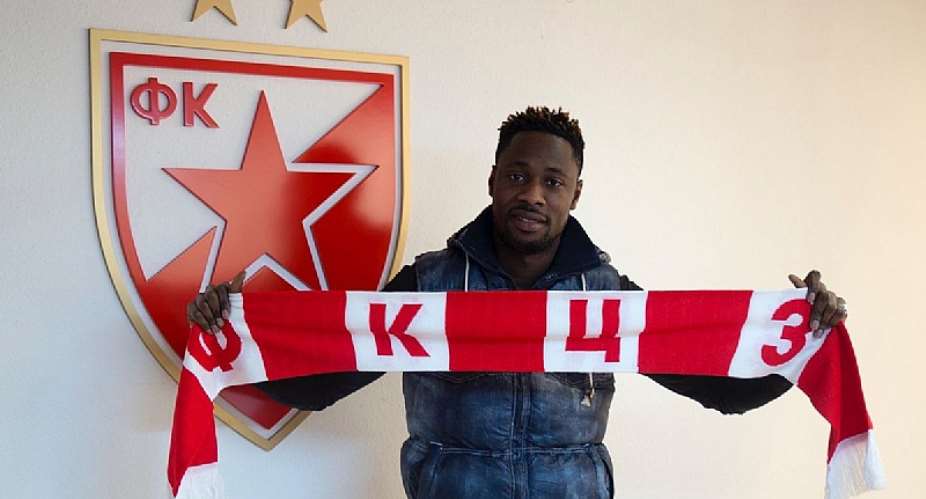 Ghana striker Richmond Boakye completes Red Star Belgrade loan switch from Latina