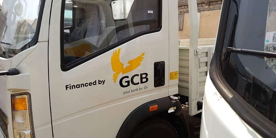 The branded GCB Trucks for the carting of cocoa