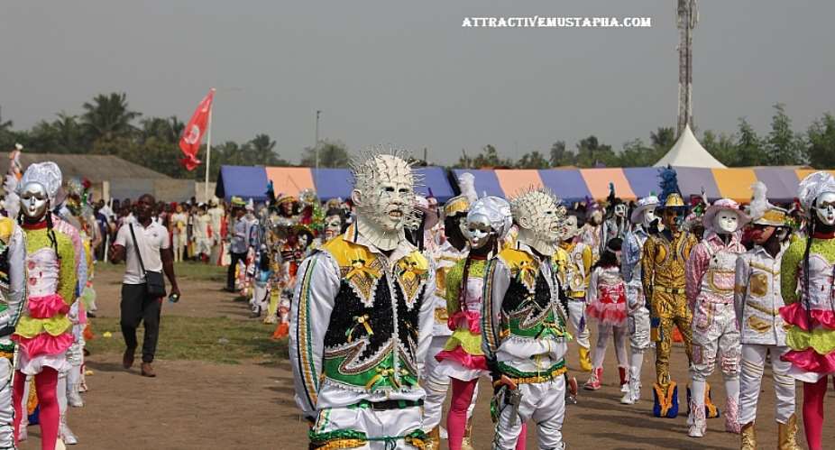Fancy dress festival lights up Winneba as masqueraders thrill guests (Pictures+Video)