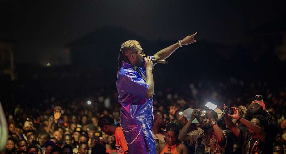 Amerado thrills fans at My Motherland 2.0 Concert in Ejisu