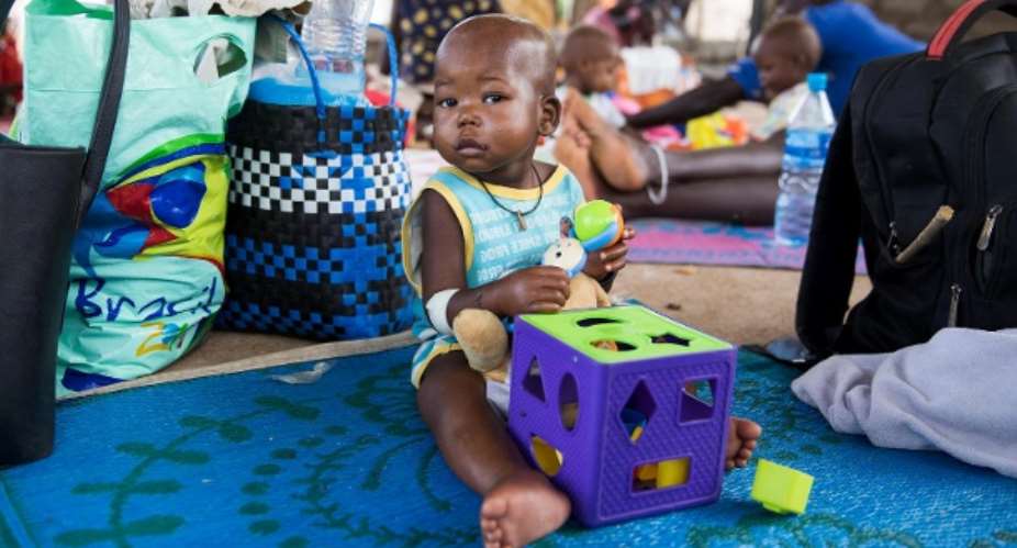 One year and seven months old Child in the only children's Hospital in Southern Sudan.