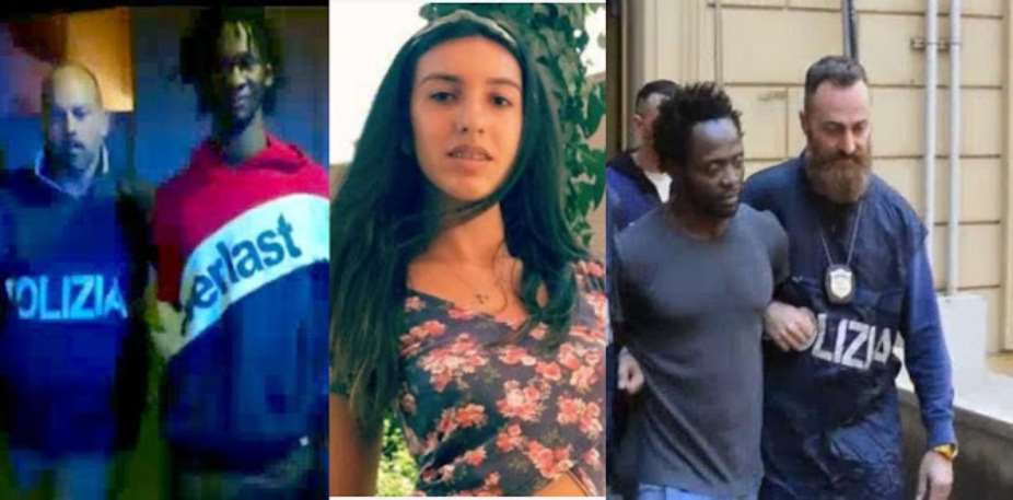 Two of the arrested men, right Salia Yusif, that raped and killed 16-year-old Desiree Mariottini