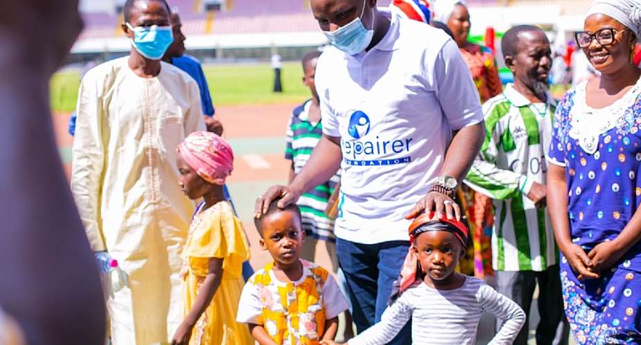 Repairer Foundation celebrates New Year with children in Tamale
