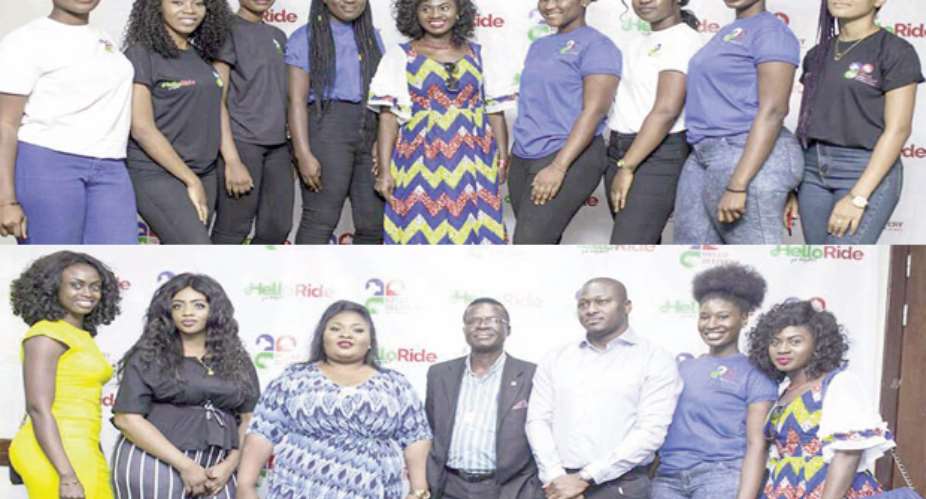 Martha Ankomah and others at the launch of Hellodelivery