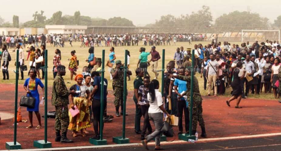 Ghana Immigration Service Makes GHC4.2m From Recruitment Exercise