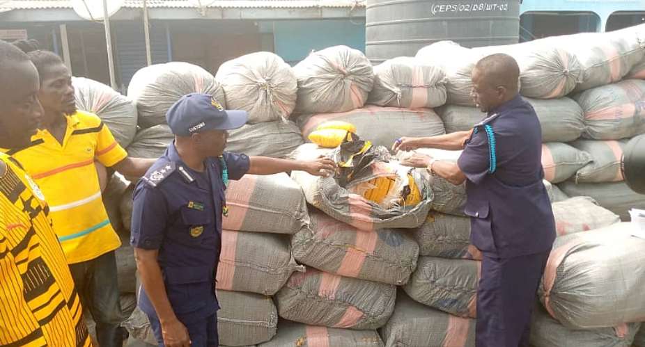 Ghana Revenue Authority Customs Division intercepts 119 bags of marijuana