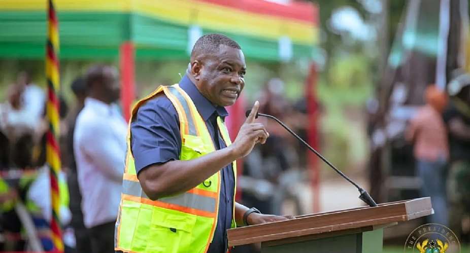 Minister for Roads and Highways, Governs Kwame Agbodza