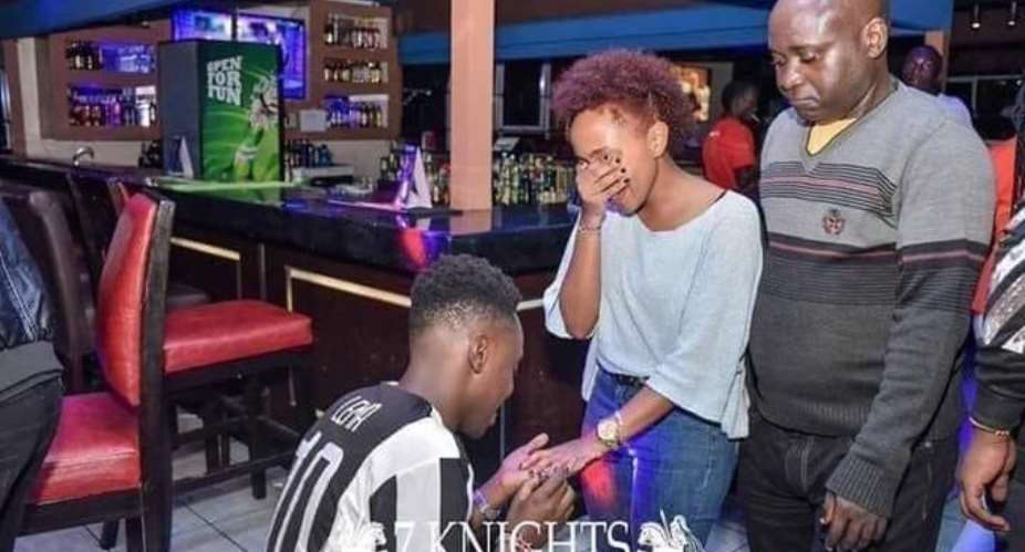 Guy Proposes To Girlfriend At Party Organised By Her Sugar Daddy