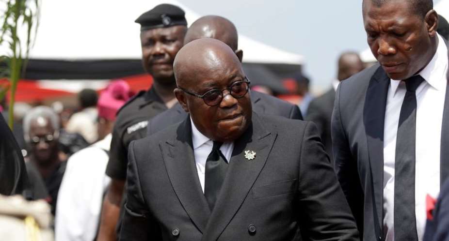 The Ghanaian leader, Akufo Addo, photo credit: Ghana media