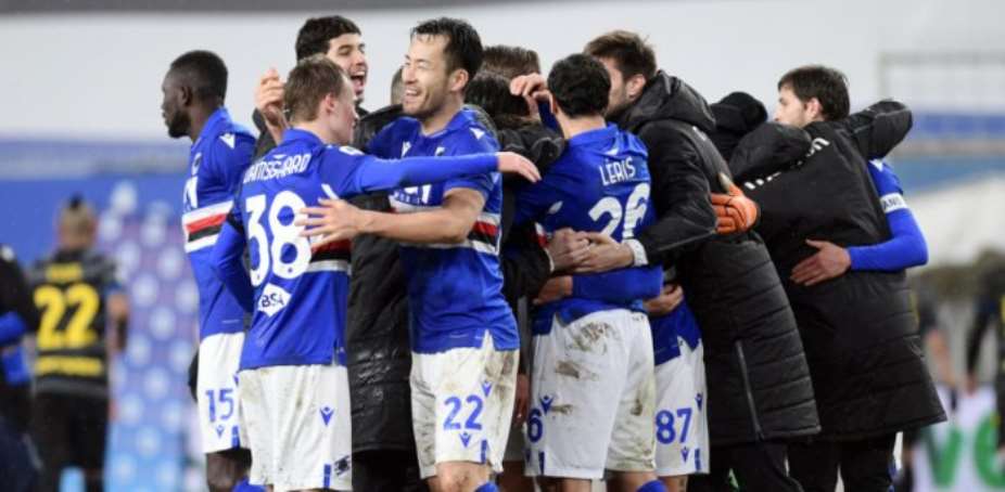 Sampdoria end Inters winning run as Sanchez has penalty saved