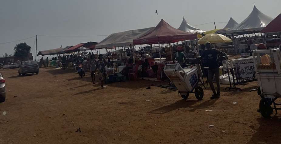 Traders prepare ahead of inauguration President-elect Mahama
