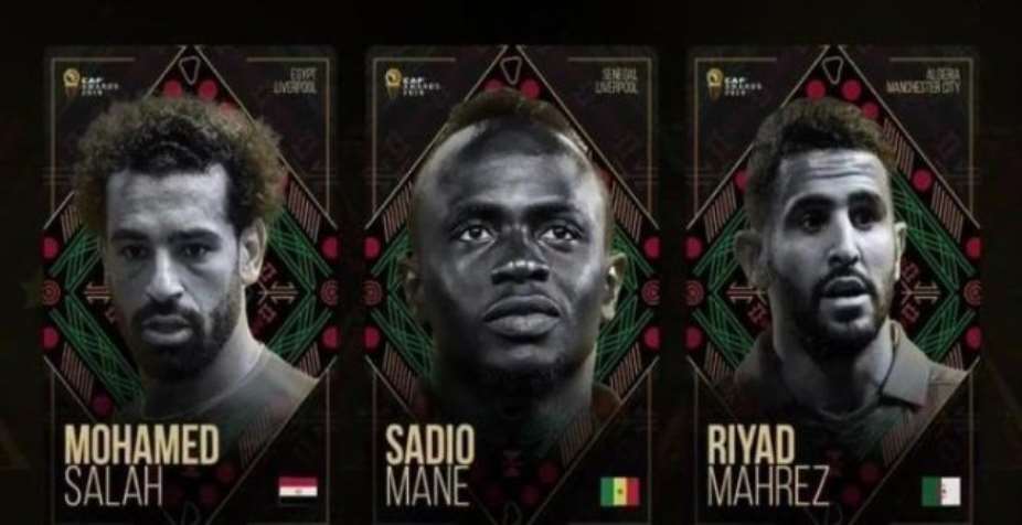 Mahrez, Mane And Salah In Contention For 2019 Caf Award