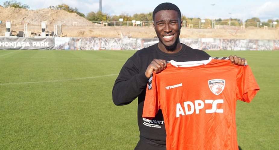 Ghanaian forward Justin Shaibu signs new deal with Danish club FC Fredericia