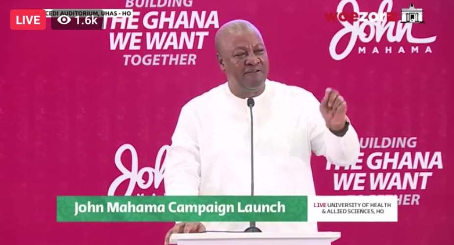 Mahama takes 'Building the Ghana we want together' tour to Volta region