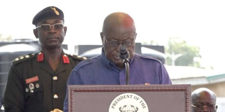 VIDEO: Akufo-Addo’s Aide-de-Camp back at post after collapsing in Parliament