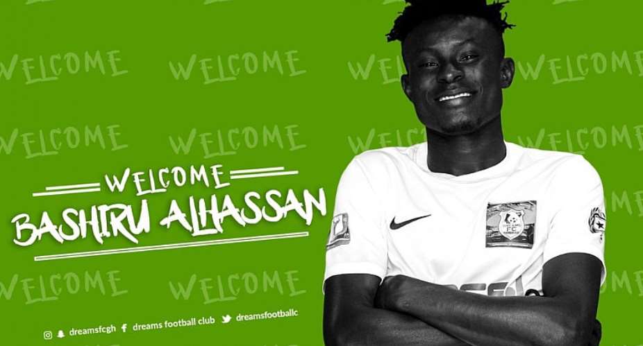 Dreams FC's SIXTH Signing Bashiru Alhassan Debut In G8 Defeat To Aduana Stars
