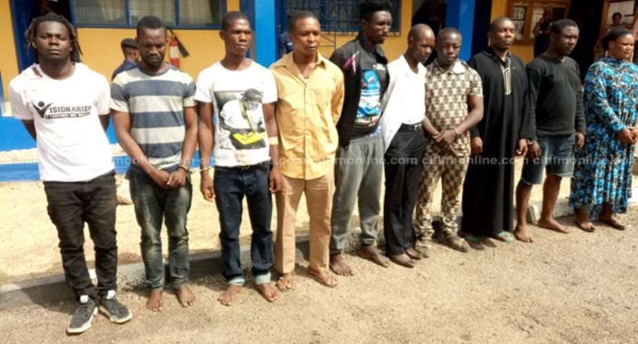 Prampram Robbery: 9 Arrested In Bolga