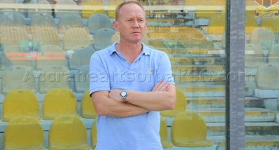 Hearts Coach Frank Nuttal Laments On Quality Of Cape Coast Stadium Pitch In Karela Win