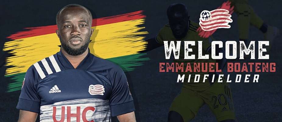 MLS side New England Revolution signs Ghanaian attacker Emmanuel Boateng