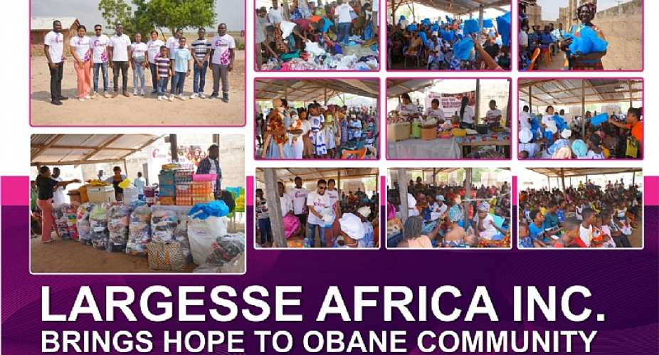 Largesse Africa Inc. donates to Obane residents