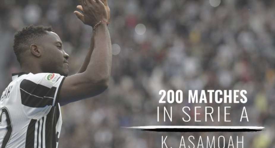 Kwadwo Asamoah makes 200th Serie A appearance