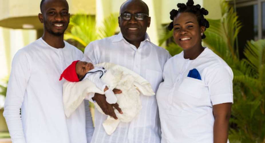 Joy FM's Philip Nai, Michaela Welcome Royalty With A Royal Ceremony