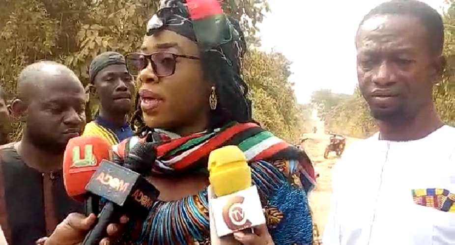 Sunyani West NDC Parliamentary Candidate Reshape Nsuatre-Kwabena Kuma Cocoa Road