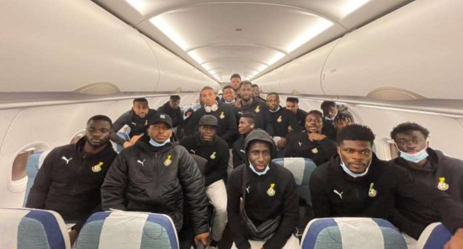AFCON 2021: Black Stars land in Cameroon from Doha