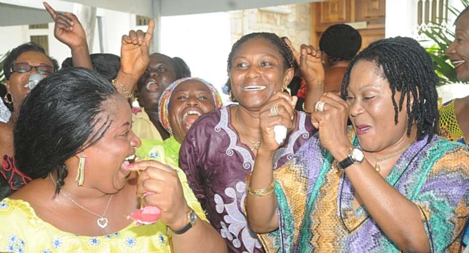 First Lady hosts NDC women organisers and market Queens
