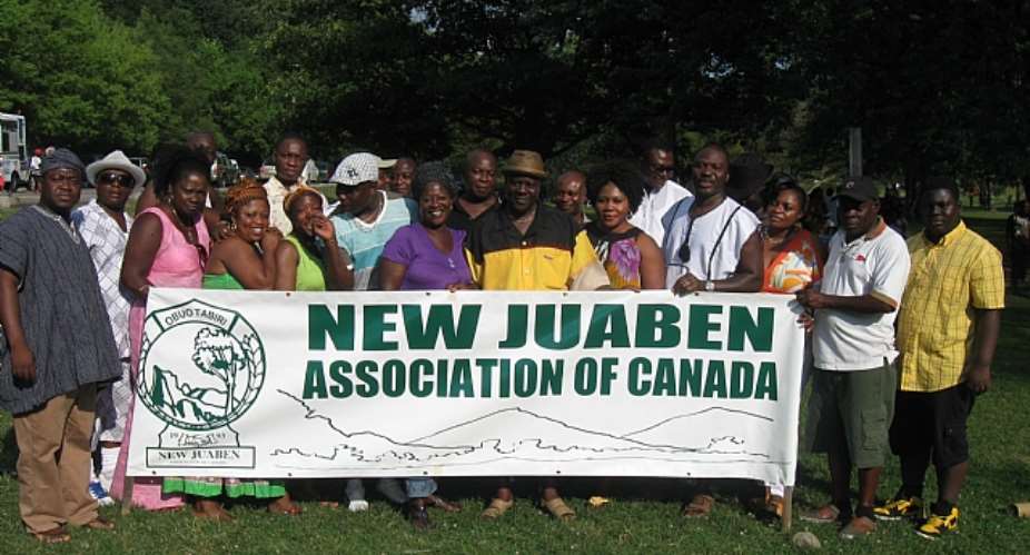 NEW JUABEN ASSOCIATION IN CANADA PRAYS FOR PEACE IN KOFORIDUA.