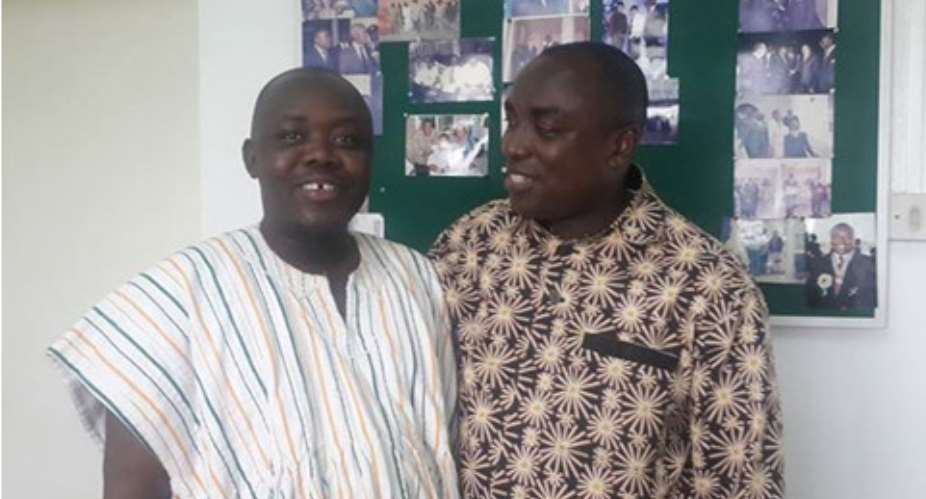 Akilu Sayibu With Kwabena Adjei Agyepong