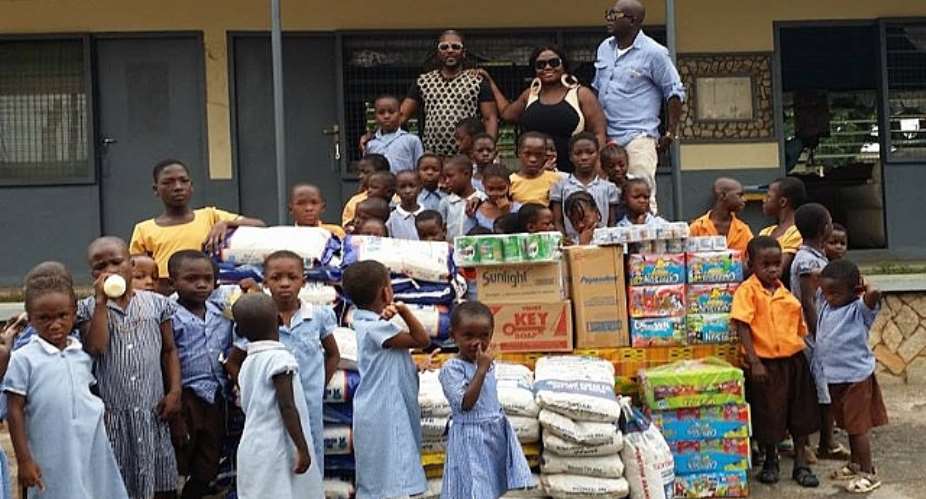 Generous Ohio-Based Ghanaian Couple Donates To Osu Children's Home