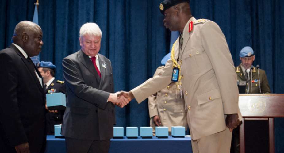 UN Gives Posthumous Awards To 3 Ghanaian Peacekeepers