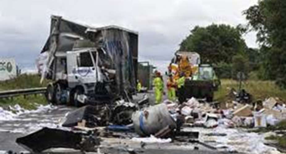 Overloading Heavy Duty Trucks And Vehicles  Deteriorating Roads In Ghana