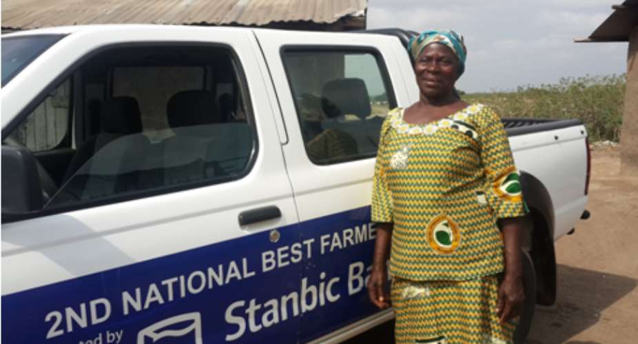 Eva Ametepey Agbovi, 2009 Second National Best Farmer In Ghana