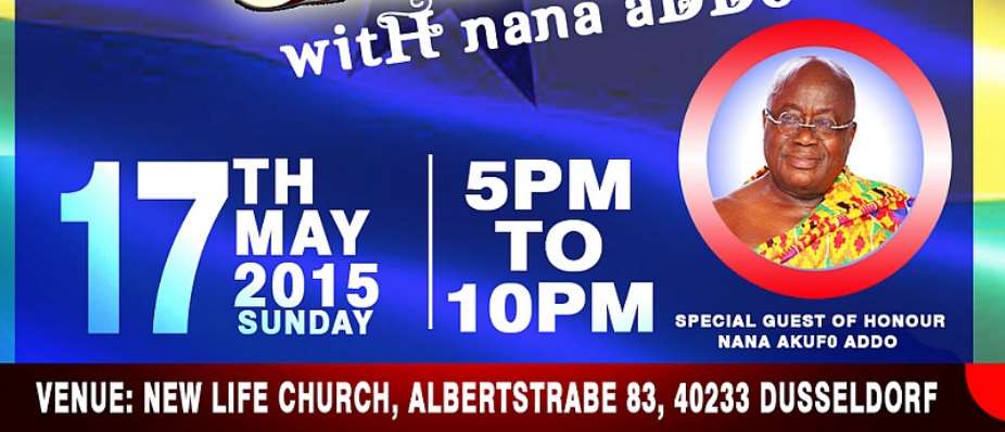 Nana Akufo-addo Ladies Club Hosts Him On Sunday 17th May 2015 In Dusseldorf