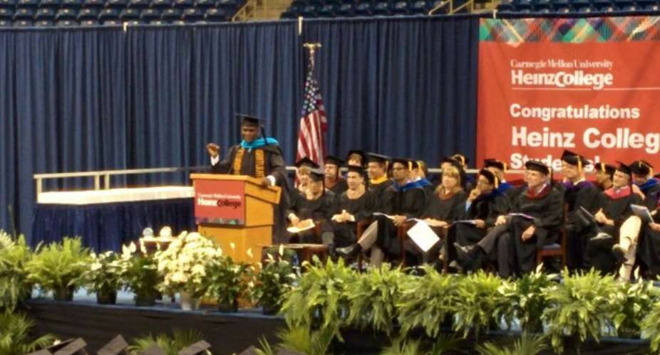 Ghanaian Student Delivers Commencement Address at Carnegie Mellon University