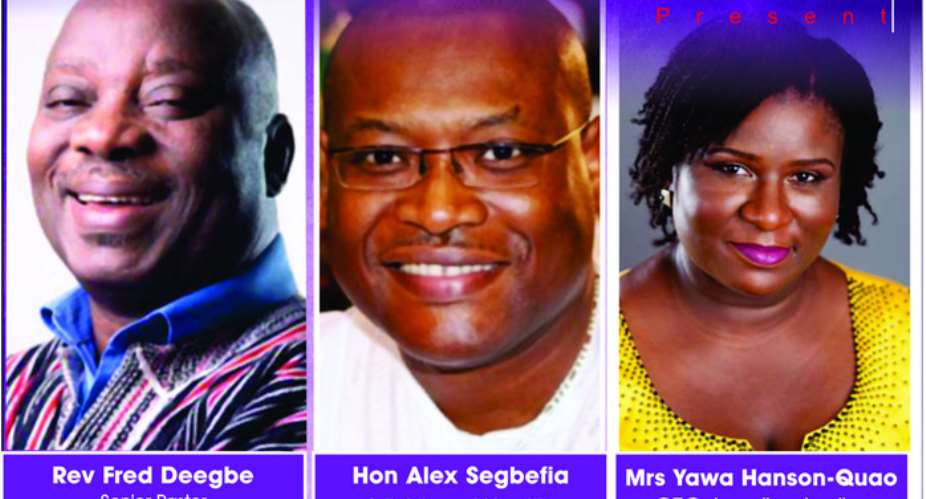 Hon Alex Segbefia, Rev. Fred Deegbe and Mrs Yawa Hansen-Quao set to Transform Minds For Global Impact