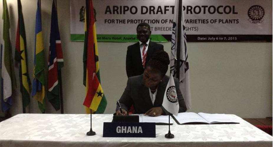 Ghana Signs The ARIPO PVP Protocol...