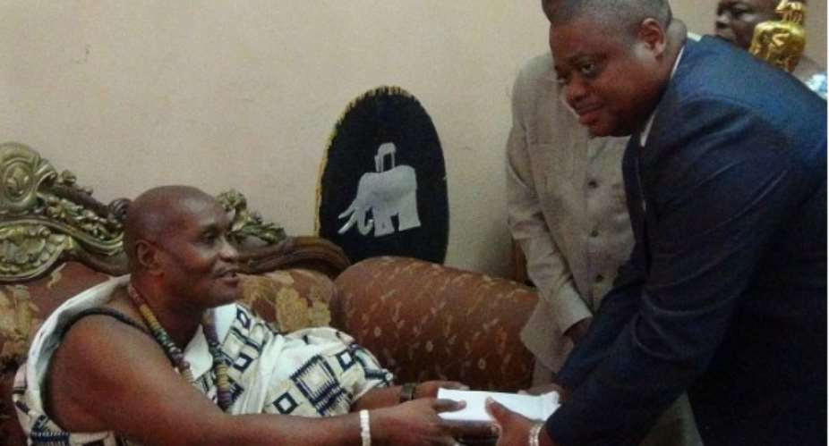 Ghana Post Donates To Ga Mantse