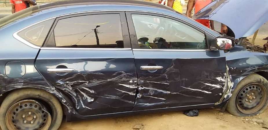 Immigration Boss Convoy Caused Accident At Suhum; Abandons Injured Passengers