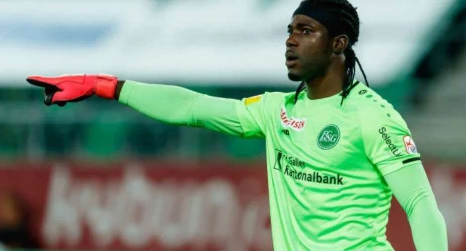 Ghana goalkeeper Lawrence Ati-Zigi saves penalty for St. Gallen in 2-2 draw at Servette