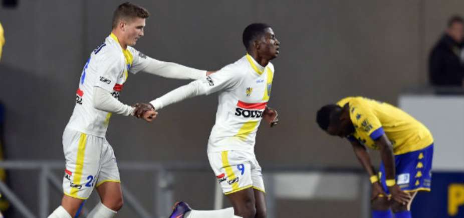 Ghanaian attacker Elton Acolatse scores consolation goal for Westerlo in Belgium
