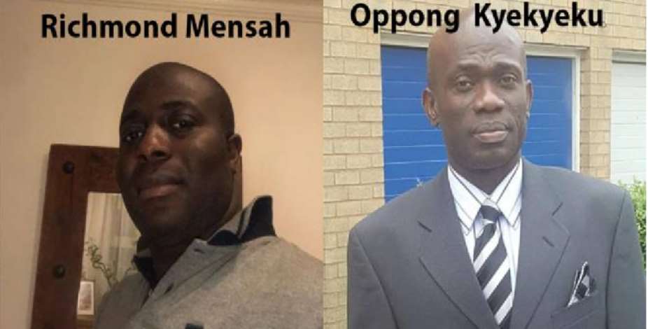 Richmond Mensah and Oppong  Kyekyeku