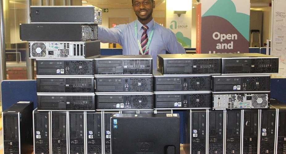 Harrington Brooks Financial Solutions Teams Up With Billy Yeboah To Provide Computers To Ghana